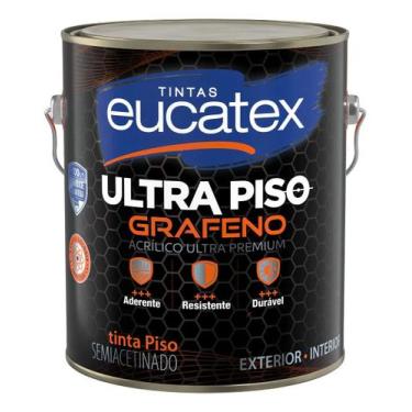 Imagem de Tinta ultra piso grafeno preto 3,6l eucatex