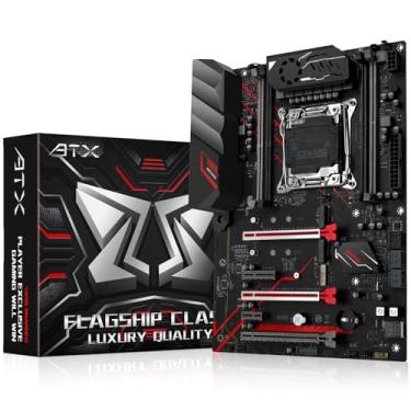 Imagem de MACHINIST Placa-mãe de computador X99, LGA 2011-V3 (Intel Core i7 5ª/6ª geração) Placa-mãe de servidor ATX (PCIe 3.0, Dual M.2, SATA 6Gb/s, DDR4, Gigabit Ethernet) para série Intel XEON E5 V3/V4