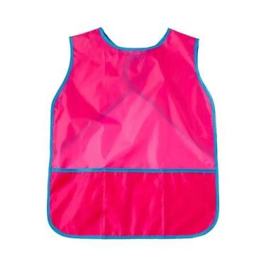 Imagem de Avental De Pintura Infantil 4 Peças Impermeável Com 3 Bolsos Para Idad