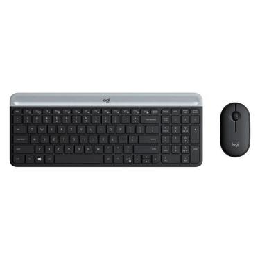Imagem de Combo Teclado e Mouse Logitech MK470 Sem Fio ANSI Slim