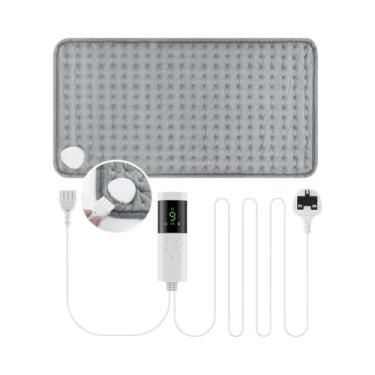 Imagem de Almofada Térmica Elétrica 60x30CM Com 9 Níveis E 4 Modos, Temporizador