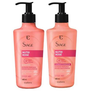 Imagem de Eudora Siage Nutri Rose Kit - Shampoo + Condicionador - Eudora Siàge, 