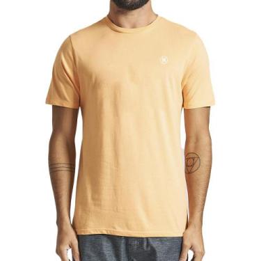 Imagem de Camiseta Hurley Mini Icon SM24 Masculina Laranja, GG, Laranja
