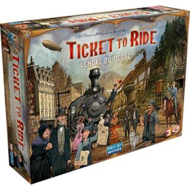 Imagem de Jogo de tabuleiro ticket to ride lendas do oeste galápagos - ttr401