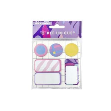 Imagem de Stick Notes Glow - Estampado/6 Bloquinhos/20 Folhas - Bee Unique Estam