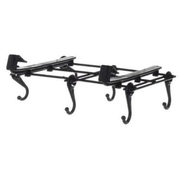 Imagem de Suporte De Canecas para Organizar Armários, Metaltru, preto - MMF