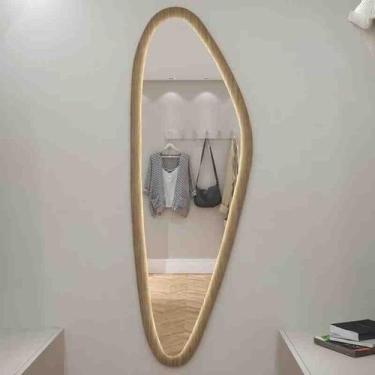 Imagem de Espelho Sirius Prata Led 46x137 cm Madeira Cerentini - Cerentini Desig