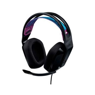 Imagem de Headset Gamer Logitech G335 com Conexão 3,5mm para PC, PlayStation, Xbox, Nintendo Switch e Mobile - Preto