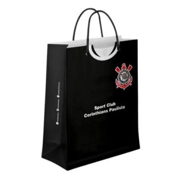 Imagem de Sacola M Times Corinthians 24x10x32cm - Brasfoot