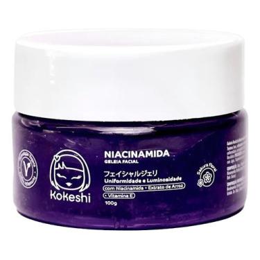 Imagem de Geleia Hidratante Facial Niacinamida Anti Ruga 100g Kokeshi Dia/noite 