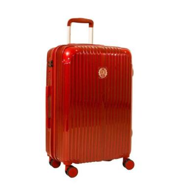 Imagem de Mala De Viagem Média 23 Kg leve rodas duplas 360 Abs+PC unika -, Vinho