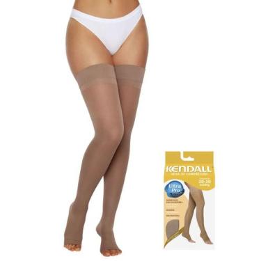 Imagem de Meia 7/8 Compressão Kendall 1713 Feminina 20-30 MMHG Silicone Sem Pont