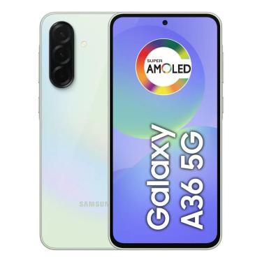 Imagem de Smartphone Samsung Galaxy A36 6GB RAM 128GB Câmera Tripla 50MP Tela 6,7" Super AMOLED Verde