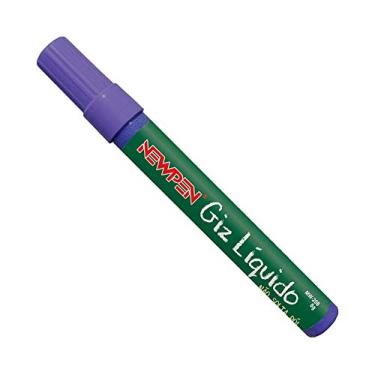 Imagem de Giz Líquido, Roxo Neon, 6 Unidades, Newpen