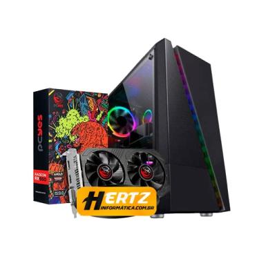 Imagem de CPU GAMER CORE I3 10100F, RX 550 4GB, 8GB DDR4, SSD 480GB, 500W, HERTZ INFORMÁTICA