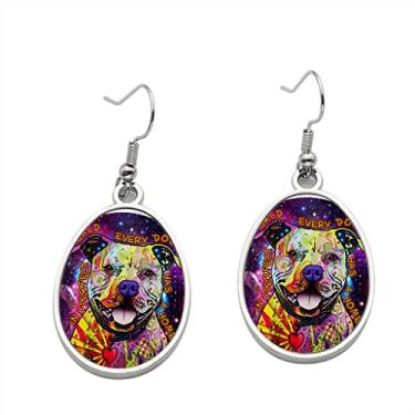 Imagem de Brinco Pit Bull in Perfect World 2 – Brincos Femininos Pendentes para Meninas – Presente de Festa de Aniversário dos Namorados