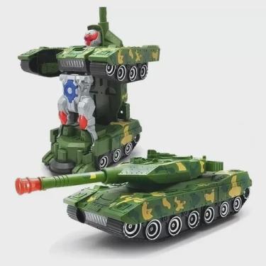 Imagem de Brinquedo Transformers Tanque Vira Robo Com Som E Luz!
