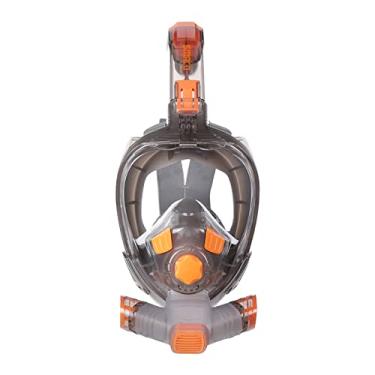 Imagem de Qudai completo para snorkel com tubo de snorkel seco dobrável anti-embaçante para snorkeling com bolsa de armazenamento para montagem em câmera