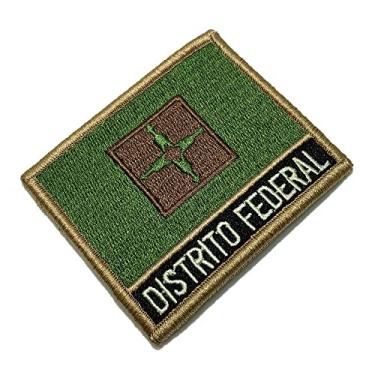 Imagem de BE0154NV03 Bandeira DF Brasil Bordado Fecho Contato