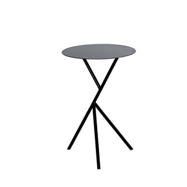 Imagem de Mesa de café Mesa lateral redonda decoração moderna decoração pequena mesa de café sala de estar de escritório sofá final mesa de cabeceira de mesa de cabeceira de mesa de metal com moldura de metal M