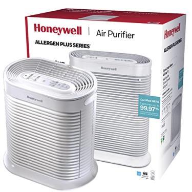 Imagem de Honeywell Purificador de ar HEPA HPA300, redutor de alérgenos no ar para salas grandes (1,9 m²), branco - fogo selvagem/fumaça, pólen, pelos de animais de estimação e purificador de ar de poeira