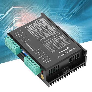 Imagem de Driver de motor de passo, acessórios de motor de passo preto, liga de alumínio para máquina de embalagem automática 42/57 máquina de gravação de motor de passo