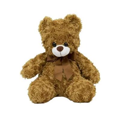 Imagem de Urso Marrom Com Laço Marrom 50cm - Pelúcia