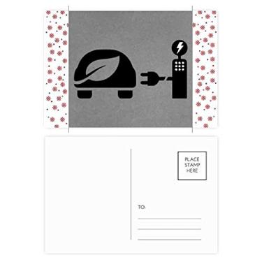Imagem de Estação de carregamento automática, veículos de energia, protege o meio ambiente, Natal, Natal, celebração, cartão postal Blessing Card