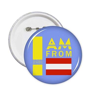 Imagem de I Am from Austria Art Deco Gift Fashion Pins Emblema Emblema Acessório Decoração 5 peças