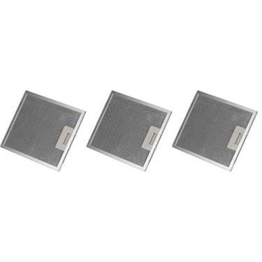 Imagem de 3 filtros de alúminio tela metal para coifa Cata 90cm 32cm por 26cm cada