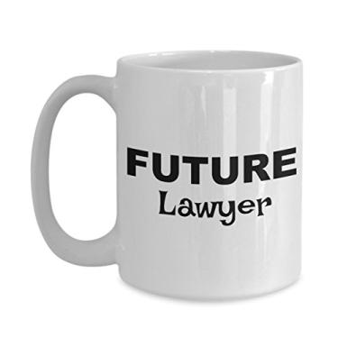 Imagem de Presentes para advogados futuros - Caneca de café para advogados - Ideias de presente para mulheres ou homens advogados - Presentes para um presente de formatura ou ensino médio