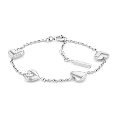 Imagem de Calvin Klein Joias Pulseira de Corrente Feminina Cor: Prata (Modelo: 35000299), One Size, Aço inoxidável, Sem pedras preciosas