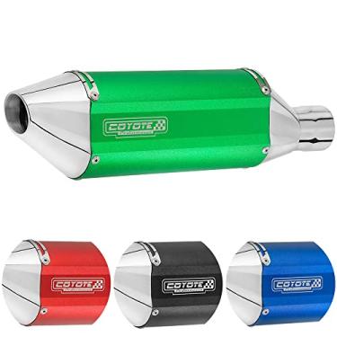 Imagem de Escape/Ponteira + Curva Inox Coyote Performance - CG 150 / Cg 160 Titan Fan Start ano 2014 em Diante - Verde