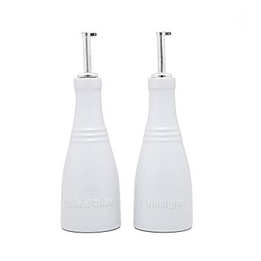 Imagem de Galheteiro Óleo e Vinagre Branco Le Creuset