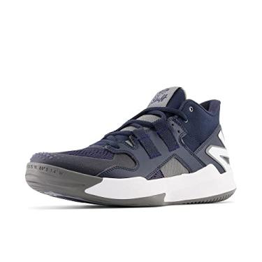 Imagem de New Balance Tênis unissex FuelCell Coco V1 Hard Court, Eclipse/branco/raposa ártica, 6 Wide Women/4.5 Men