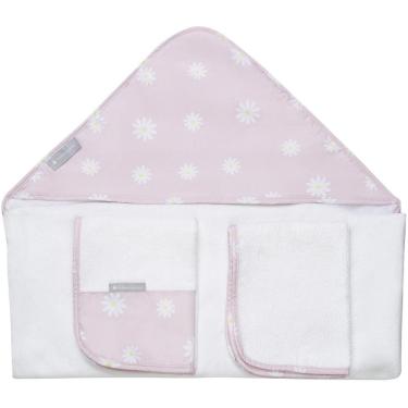 Imagem de Conjunto de Toalhas 3un MasterBag Margaridas Rosa