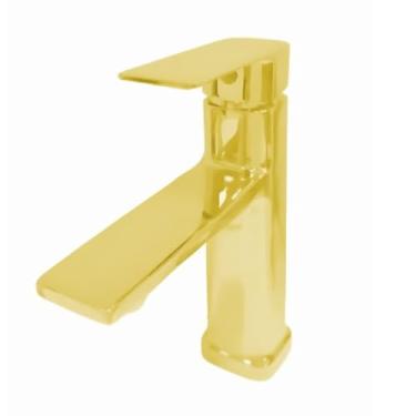 Imagem de Torneira Banheiro Monocomando Baixa Valencia Dourada