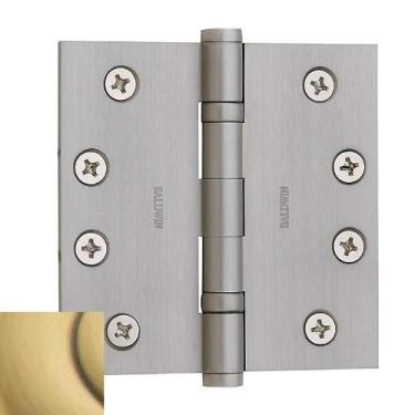 Imagem de Baldwin 1041060I Dobradiça de encaixe quadrada com rolamento esférico, latão antigo com marrom