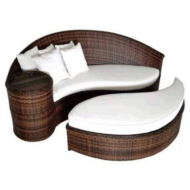 Imagem de Chaise Meia Lua Para Piscina Capuccino