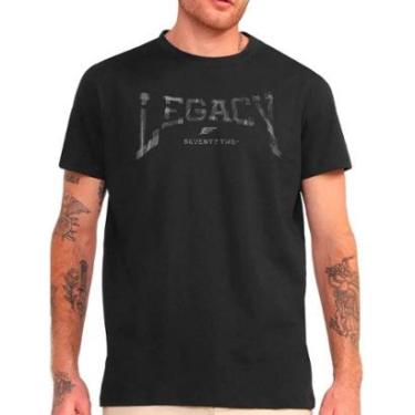 Imagem de Camiseta Ellus Masculina Legacy Tape Classic Preta-Masculino