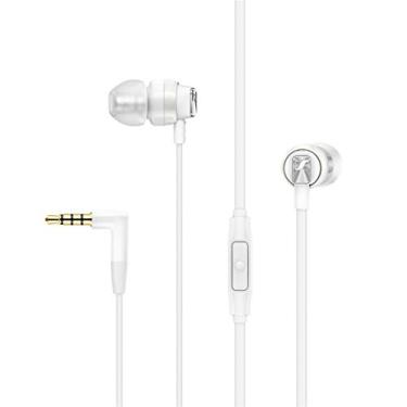 Imagem de Fone de ouvido intra-auricular Sennheiser CX 300S com controle remoto inteligente de um botão - branco