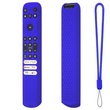 Imagem de Hi Color Capa de silicone para controle remoto TCL RC813 FMB1/RC923/RC902V Capa protetora para controle remoto TCL Smart TV RC813 FMB1 (azul)