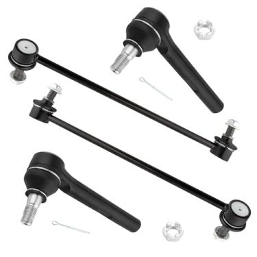 Imagem de MYSMOT ES800404 K80255 K80256 Estabilizador frontal barra oscilante terminais de direção externa para Nissan Quest 2004-2009, pacote com 4