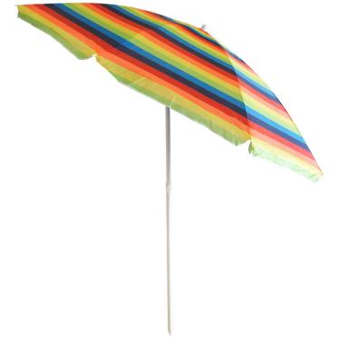 Imagem de Guarda Sol Articulado Praia Grande 2,4 metros Piscina Pesca Camping Importway Iwgsa-240 Colorido