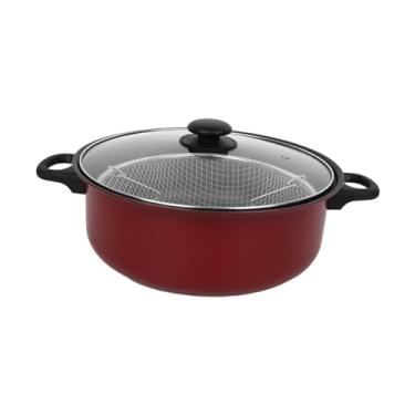 Imagem de Generic Frigideira antiaderente, fritadeira profunda, panela de batatas fritas, panela prática multiuso para atividades de aniversário, 26CM