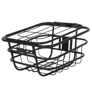 Imagem de YIJU Cesta dianteira da bicicleta do quadro, cremalheira da carga da bicicleta, à prova de chuva, ciclismo, cesta traseira conveniente da bicicleta, estojo