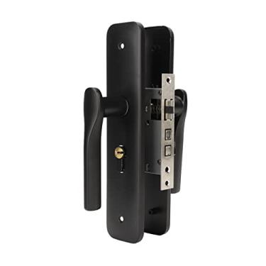 Imagem de Conjunto de Fechadura de Maçaneta de Porta de Aço Inoxidável, Ferragem de Porta, Fechadura de Segurança de Banheiro, Aperto Confortável, Maçanetas de Porta para Casa, 24x5,5x6cm