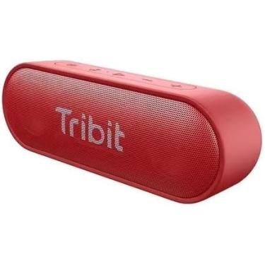 Imagem de Caixa de som Tribit XSound Go Bluetooth 5.0 TWS com som alto de 16W e baixo mais profundo, 24H Playtime, IPX7 impermeável (Vermelho)