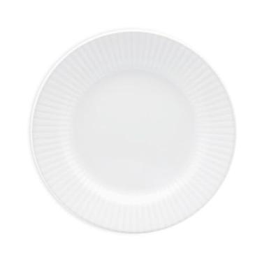 Imagem de Jogo de 6 Pratos Rasos 24 Cm Canelé Branco