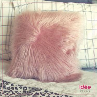 Imagem de Capa P/ Almofada Pelúcia Pelo Alto Luxo Peluda P/ Decoração - S DECOR,